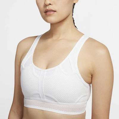 Nike Womens   Swoosh Ultrabreathe Bra In White