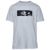 Nike Mens  Pink Limeade T-shirt In Pure Platinum/indigo