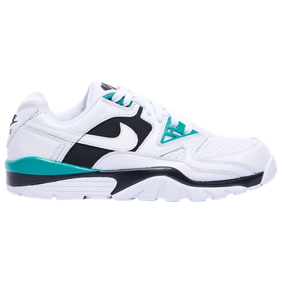 Nike Air Cross 3 Low Sneakers In White/green In White/white/neptune Green