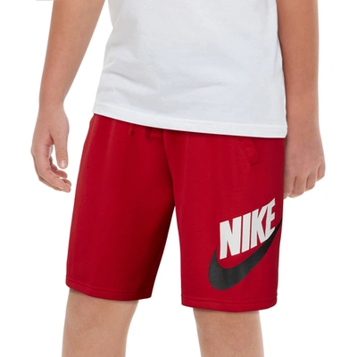 Nike Kids' Nsw Club Shorts In University Red/university Red/black