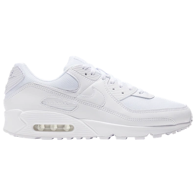 Nike Mens  Air Max 90 In White/white/wolf Grey