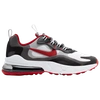 Nike Air Max 270 React Big Kids' Shoe (iron Grey) - Clearance Sale In White/university Red/iron Grey