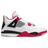 Jordan Air  4 Retro Sneakers In White/fire Red/black
