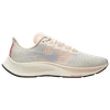 Nike Women's Air Zoom Pegasus 37 Running Sneakers From Finish Line In Pale Ivory/ghost/barely Volt