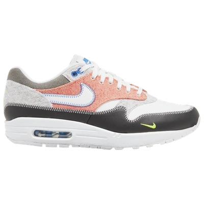 Nike Air Max 1 In White/game Royal/electric Green