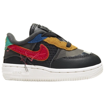 Nike Kids' Boys  Air Force 1 Low In Black/red/yellow