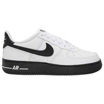 Nike Kids' Air Force 1 Low In White/black