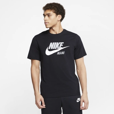 Nike Nsw City T-shirt In Black/white