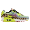 Nike Air Max 90 Lx "denim Leopard Print" Sneakers In Illusion Green/sunset Pulse/black