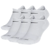 Nike Unisex Everyday Plus Cushion Training No-show Socks (3 Pairs) In White/black