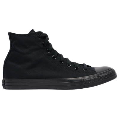 Converse Mens  All Star High Top In Black Monochrome/black/black