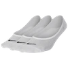 Nike Women's Everyday Lightweight Training Footie Socks (3 Pairs) In White/black