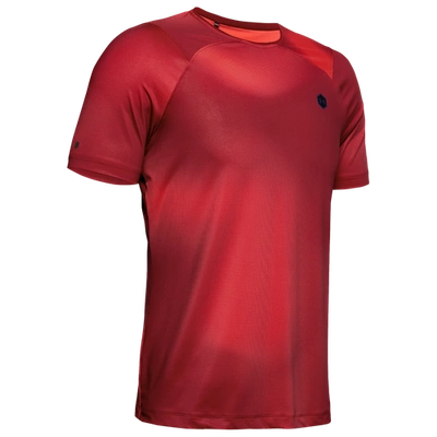 Under Armour Rush Fitted T-shirt In Cordova/black