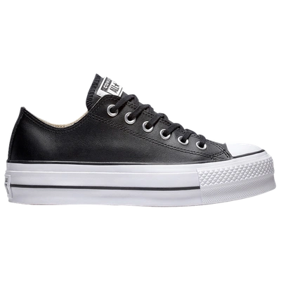 CONVERSE WOMENS CONVERSE ALL STAR PLATFORM OX LEATHER LOW,888755796559