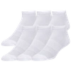 Csg 6 Pack No-show Socks In White/white