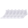 Csg 6 Pack Low Cut Tab Socks In White