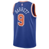 Nike Rj Barrett Knicks Icon Edition Men's  Nba Swingman Jersey In Rush Blue/orange