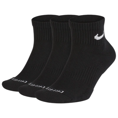 NIKE MENS NIKE 3 PACK DRI-FIT PLUS QUARTER SOCKS,888408258311