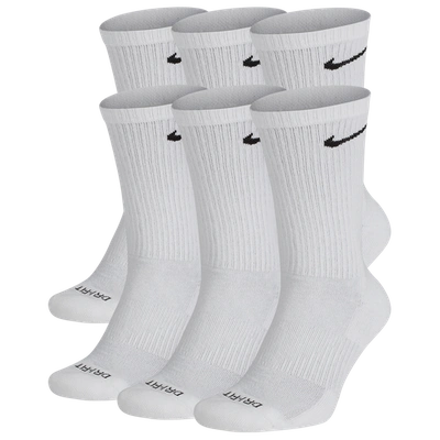 Nike Everyday Plus Cushioned Training Crew Socks, Pack Of 3 In White