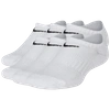 Nike Performance Cushioned No-show Kids' Training Socks (6 Pair) In White/black