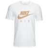 Nike Mens  Air Reflective T-shirt In White/gold Reflective