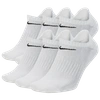 Nike Everyday Cushioned Training No-show Socks In White/black