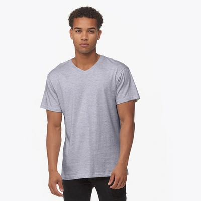 Csg Basic V-neck Short Sleeve T-shirt In Heather