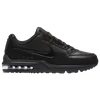 Nike Men's Air Max Ltd 3 Running Sneakers From Finish Line In Black/black/black