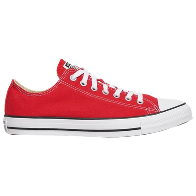 Converse Mens  All Star Low Top In Bright Red/white