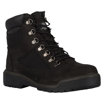 Timberland Mens  6field Boots In Black/black