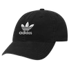 Adidas Originals Mens  Washed Relaxed Strapback In Black/white