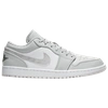 Jordan Air  1 Low Sneakers In White/photon Dust/grey Fog