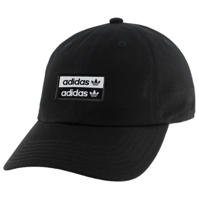 Adidas Originals Stacked Forum Strapback In Black/white