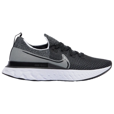 Nike React Infinity Run Flyknit Men's Running Shoes In Black/white