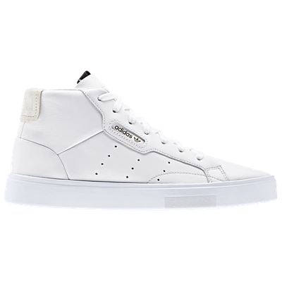 Adidas Originals Sleek Mid In White/white/crystal White