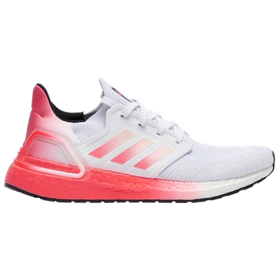 Adidas Originals Mens Adidas Ultraboost 20 In Footwear White/core Black/signal Pink