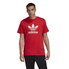 Adidas Originals Adicolour Classics Trefoil T-shirt In Lush Red/white