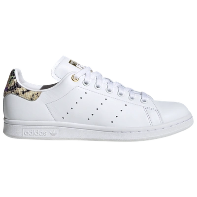 Adidas Originals Womens  Stan Smith In White/scarlet/gold Metallic