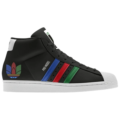 Adidas Originals Mens  Pro Model In Core Black/blue/green