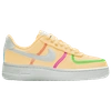 Nike Air Force 1 '07 Lx Canvas Sneakers In Yellow-pink In Melon Tint/summit White/poison Green