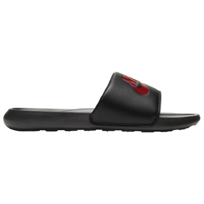 Nike Victori One Sport Slide In Black/university Red/black