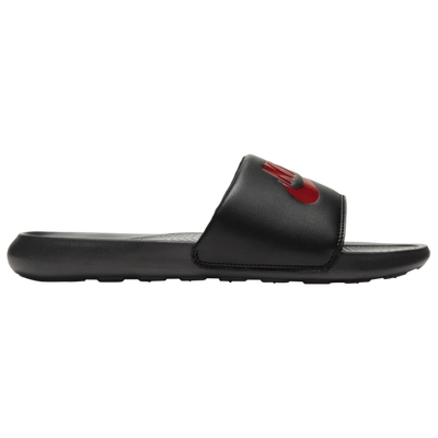Nike Victori One Sport Slide In Black/ University Red/ Black
