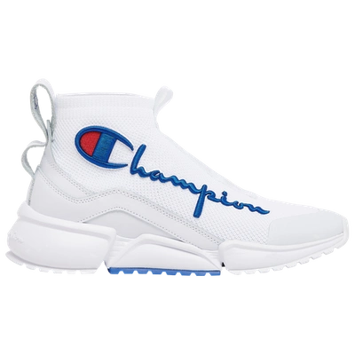 Champion Mens  Rf Mid In White/blue/red