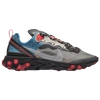Nike React Element 87 Men's Shoe In Black/cool Grey/blue Chill