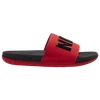 Nike Men's Offcourt Slide Sandals From Finish Line In Black/black/university Red