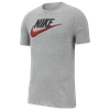 Nike Logo-print Cotton-jersey T-shirt In Grey