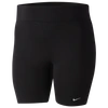 Nike Women's  Sportswear Essential Mid-rise Bike Shorts (plus Size) In Black/black