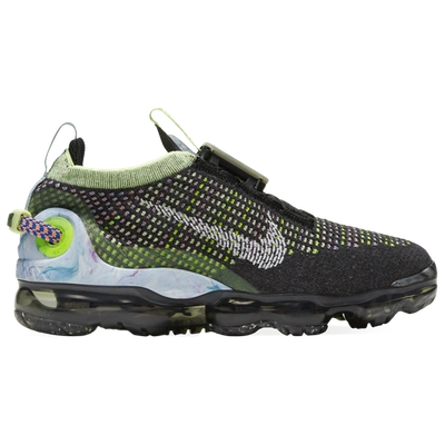 Nike Women's Air Vapormax 2020 Flyknit Running Sneakers From Finish Line In Black, White