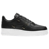 Nike Air Force 1 '07 Ess "tumbled Leather" Sneakers In Black/metallic Gold/hyper Royal