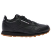 Reebok Unisex Classic Leather Shoes - Grade School In Black/gum